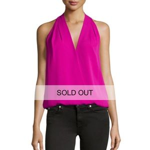 Joie Pink Halter Blouse
